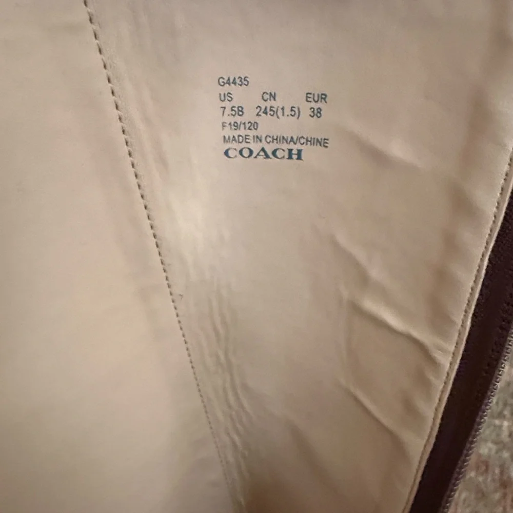 Coach Leather Riding Boots - Picture 2 of 8